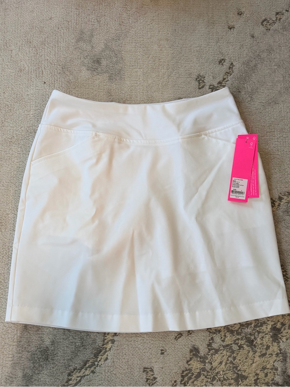 NWT Lilly Pulitzer Monica Skort UPF 50+ Resort White Sz 0